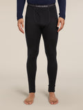 Legging isotherme avec braguette 260 Tech en mérinos Homme Black - 1