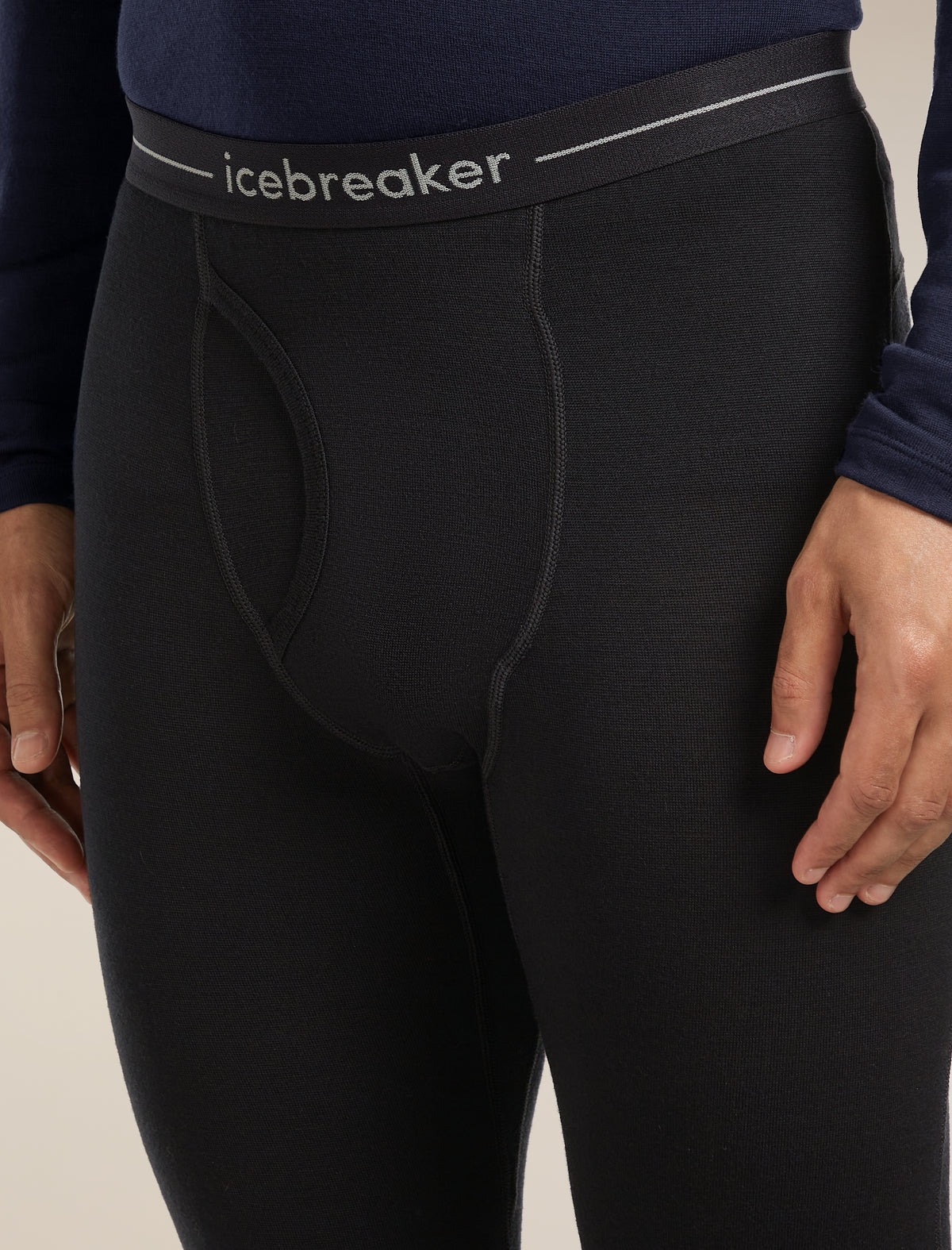 Legging isotherme avec braguette 260 Tech en mérinos Homme Black - 7