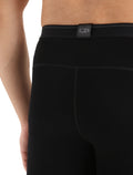 Legging isotherme avec braguette 260 Tech en mérinos Homme Black - 5