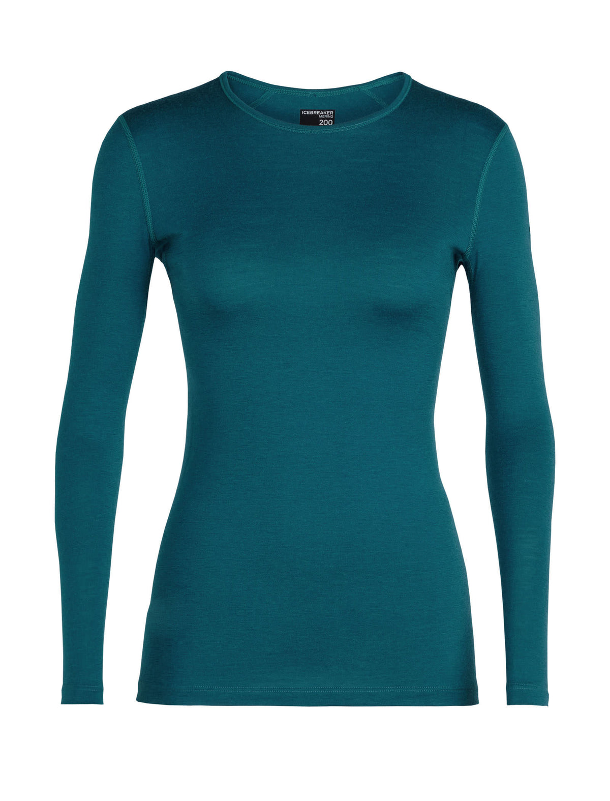 Women's Merino 200 Oasis Long Sleeve Crewe Thermal Top Midnight Navy - 1