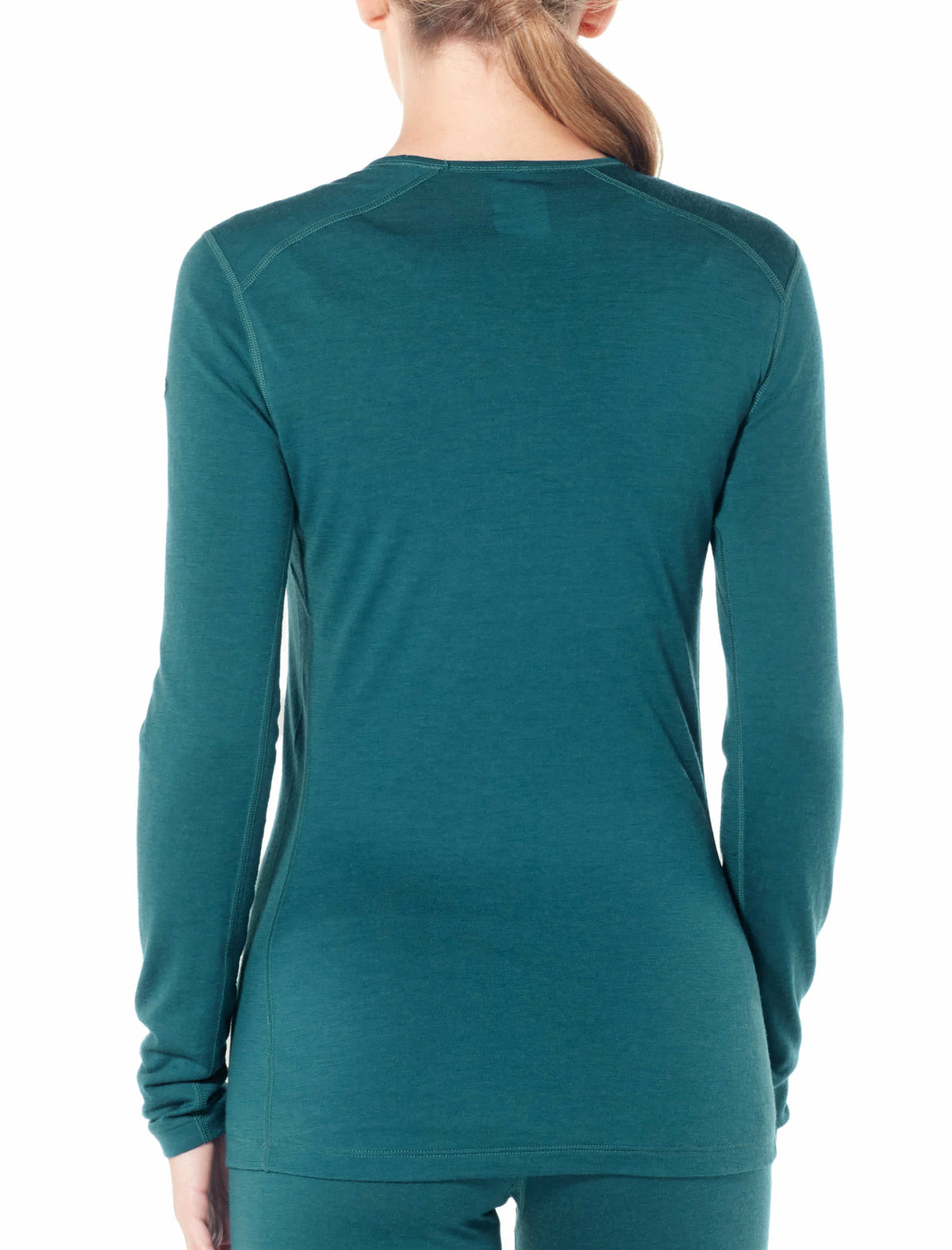 Women's Merino 200 Oasis Long Sleeve Crewe Thermal Top Midnight Navy - 3