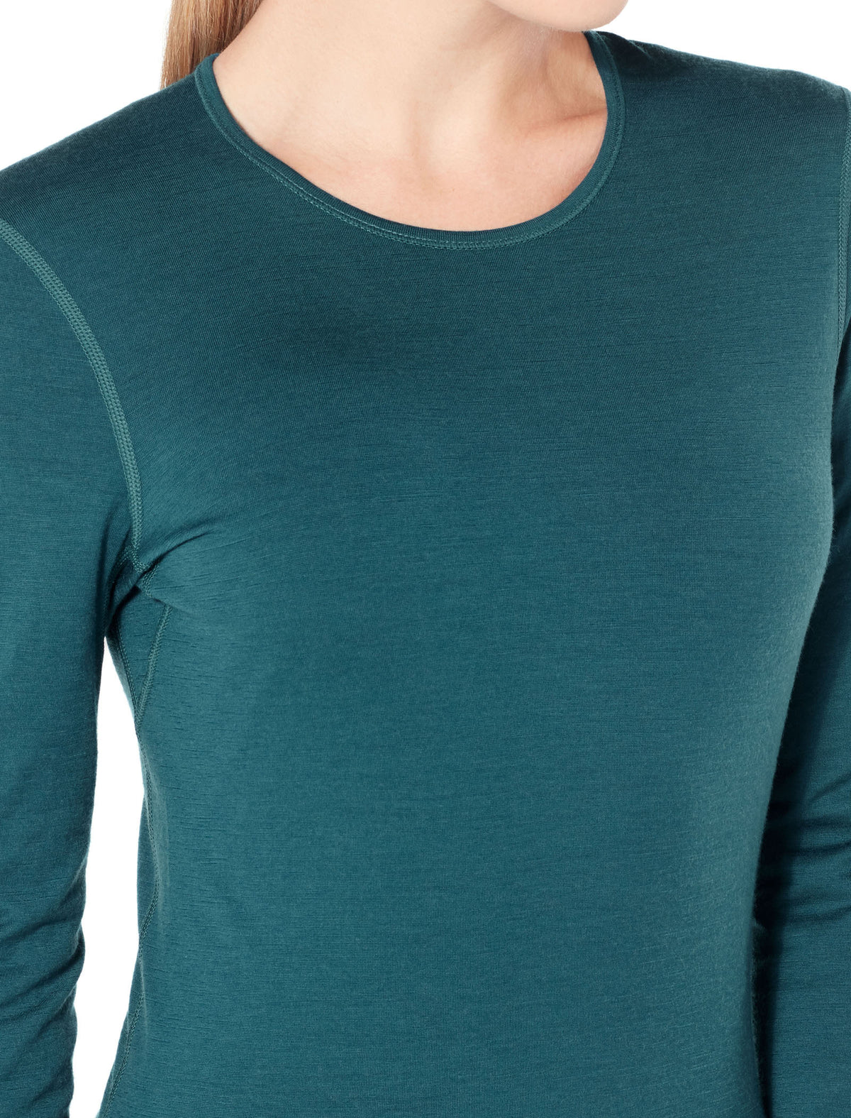 Women's Merino 200 Oasis Long Sleeve Crewe Thermal Top Midnight Navy - 5
