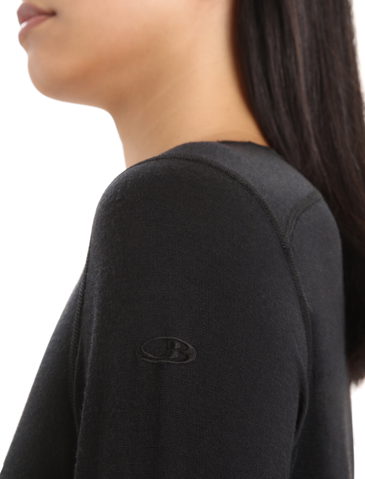 Women's Merino 200 Oasis Long Sleeve Scoop Thermal Top Black - 5