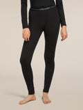 Women's Merino 200 Oasis Thermal Leggings Black - 1