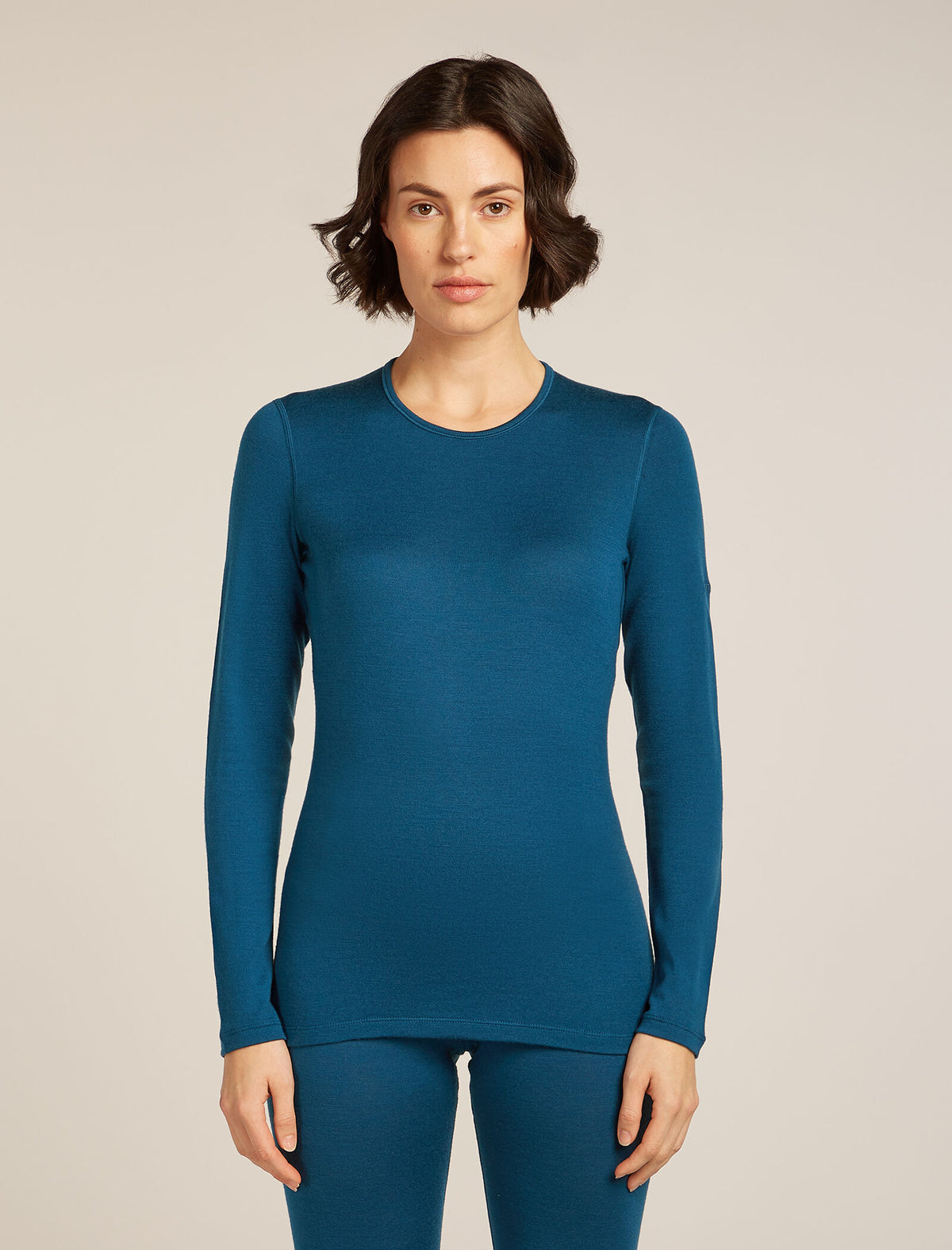Women's Merino 260 Tech Long Sleeve Crewe Thermal Top Atlantis - 1