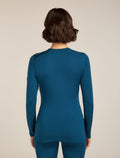 Women's Merino 260 Tech Long Sleeve Crewe Thermal Top Atlantis - 2