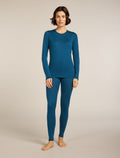 Women's Merino 260 Tech Long Sleeve Crewe Thermal Top Atlantis - 3