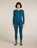 Women's Merino 260 Tech Long Sleeve Crewe Thermal Top Atlantis - 6