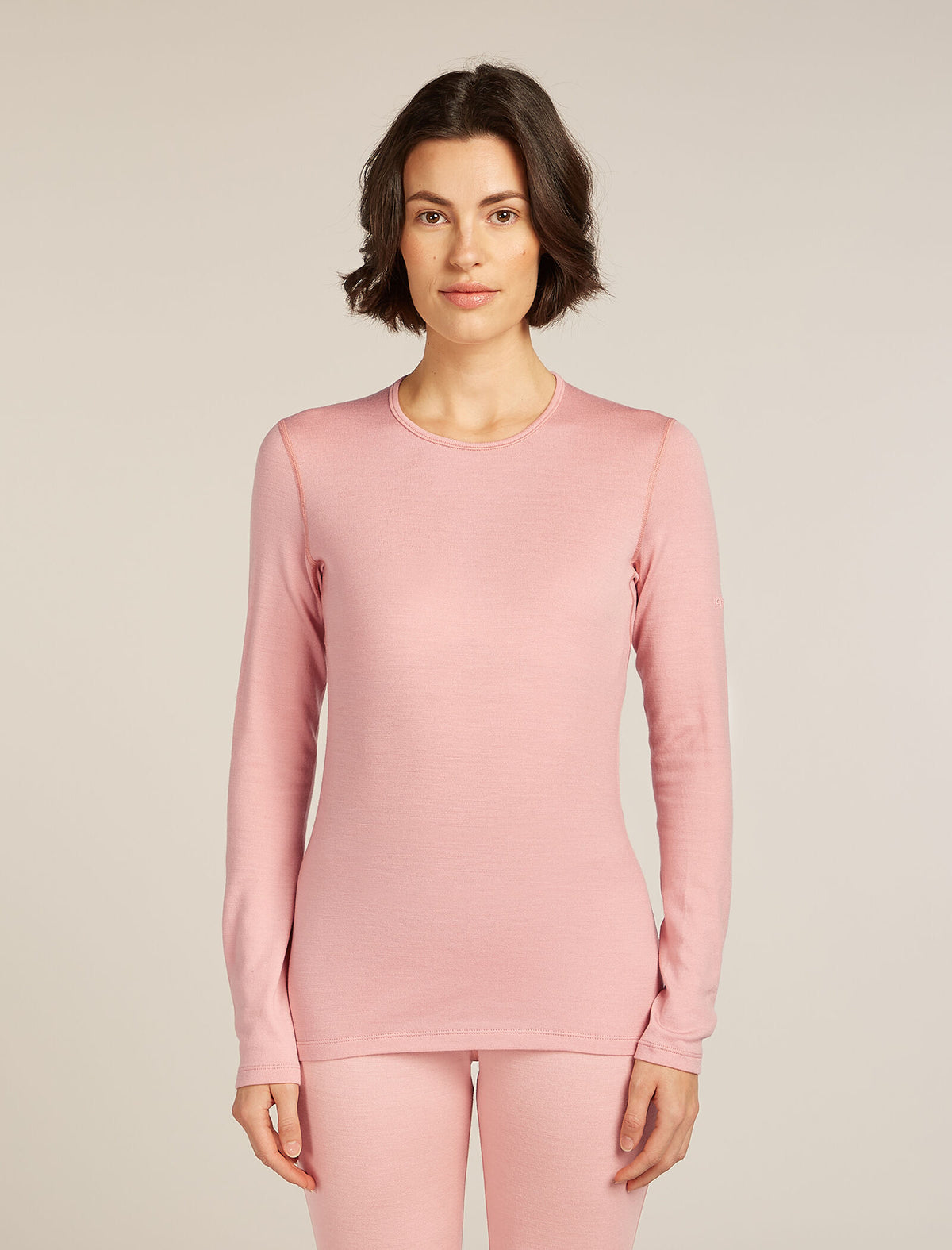 Women's Merino 260 Tech Long Sleeve Crewe Thermal Top Blush - 1