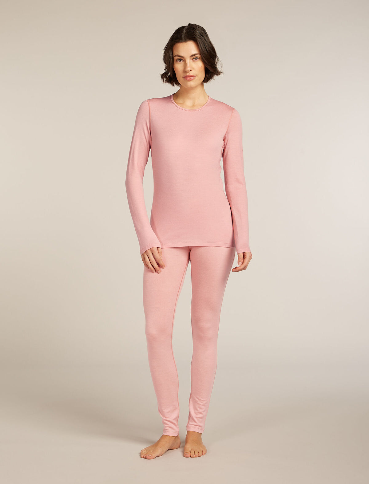 Women's Merino 260 Tech Long Sleeve Crewe Thermal Top Blush - 3