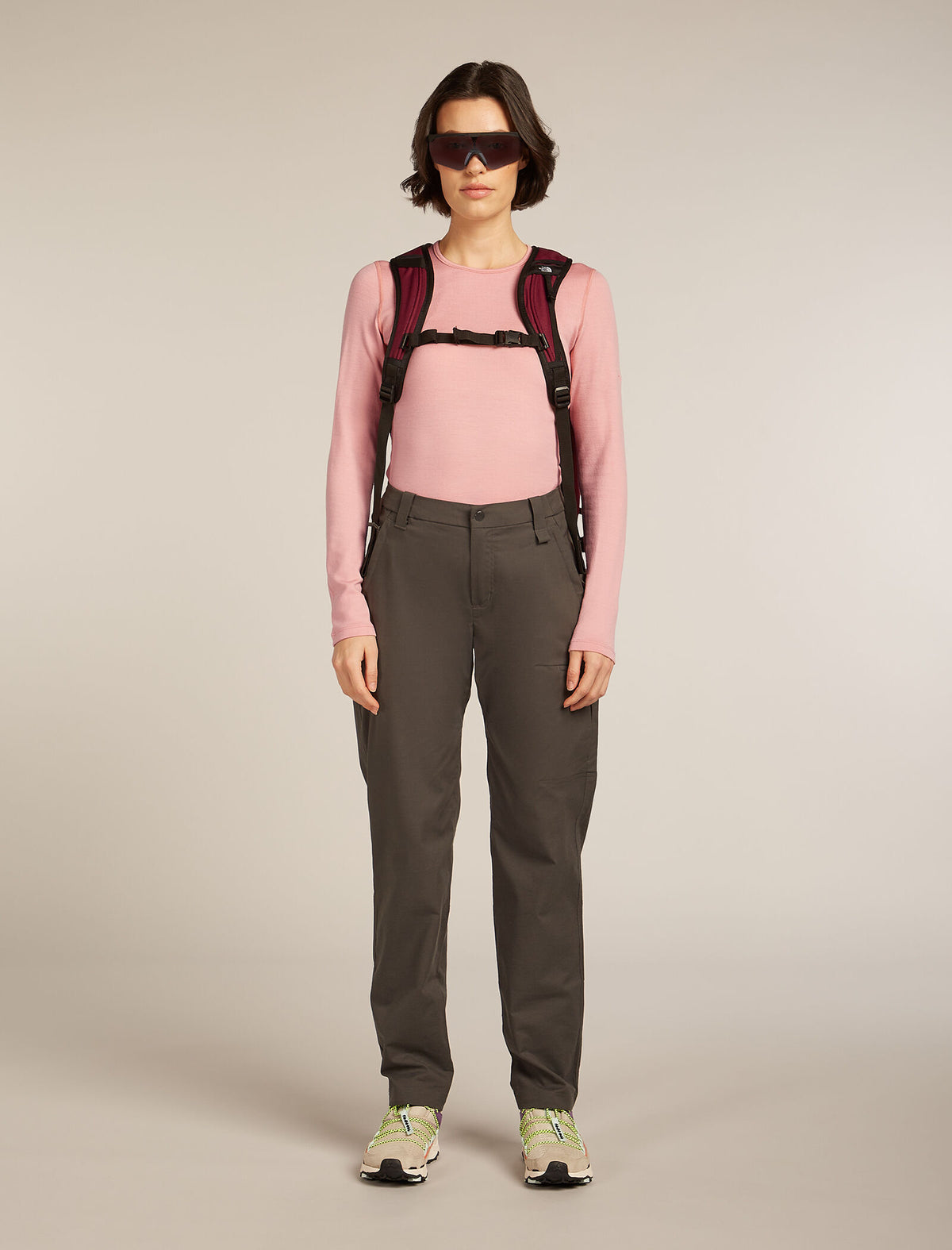 Women's Merino 260 Tech Long Sleeve Crewe Thermal Top Blush - 4