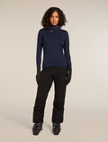 Women's Merino 260 Tech Long Sleeve Crewe Thermal Top Midnight Navy - 4