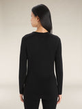 Women's Merino 260 Tech Long Sleeve Crewe Thermal Top Black unboxed - 1