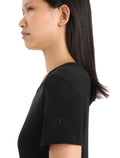 Women's Merino 175 Everyday Short Sleeve Crewe Thermal Top Black - 5