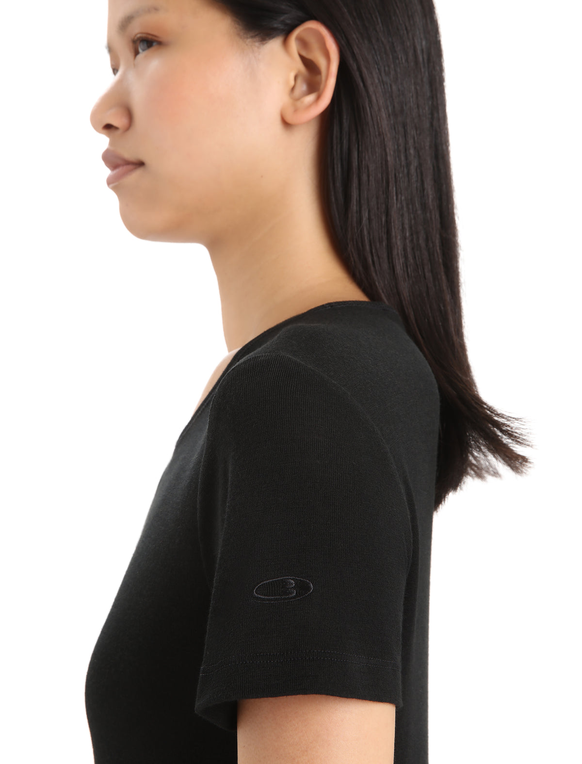 Women's Merino 175 Everyday Short Sleeve Crewe Thermal Top Black - 5