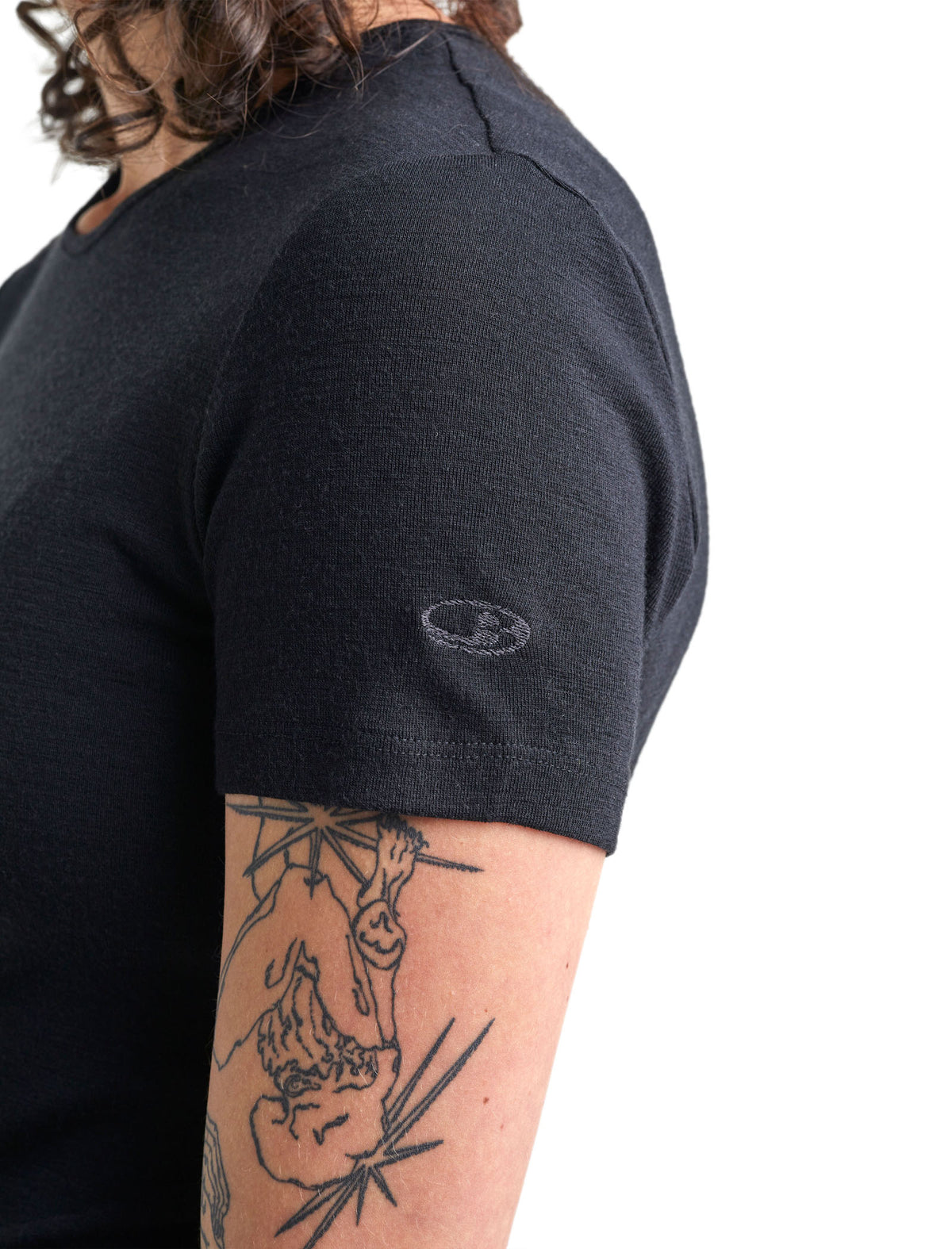 Women's Merino 175 Everyday Short Sleeve Crewe Thermal Top Black - 7