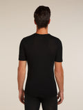 Men's Merino 175 Everyday Short Sleeve Crewe Thermal Top Black - 2