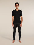 Men's Merino 175 Everyday Short Sleeve Crewe Thermal Top Black - 3