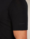 Men's Merino 175 Everyday Short Sleeve Crewe Thermal Top Black - 8