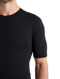 Men's Merino 175 Everyday Short Sleeve Crewe Thermal Top Black - 6