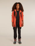 Kids’ Merino 200 Oasis Long Sleeve Crewe Thermal Top Black - 7