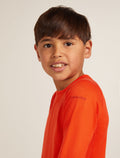 Kids’ Merino 200 Oasis Long Sleeve Crewe Thermal Top Fervid - 7