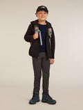 Kids’ Merino 200 Oasis Long Sleeve Crewe Thermal Top Midnight Navy - 8