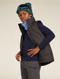 Kids’ Merino 200 Oasis Long Sleeve Crewe Thermal Top Midnight Navy - 9