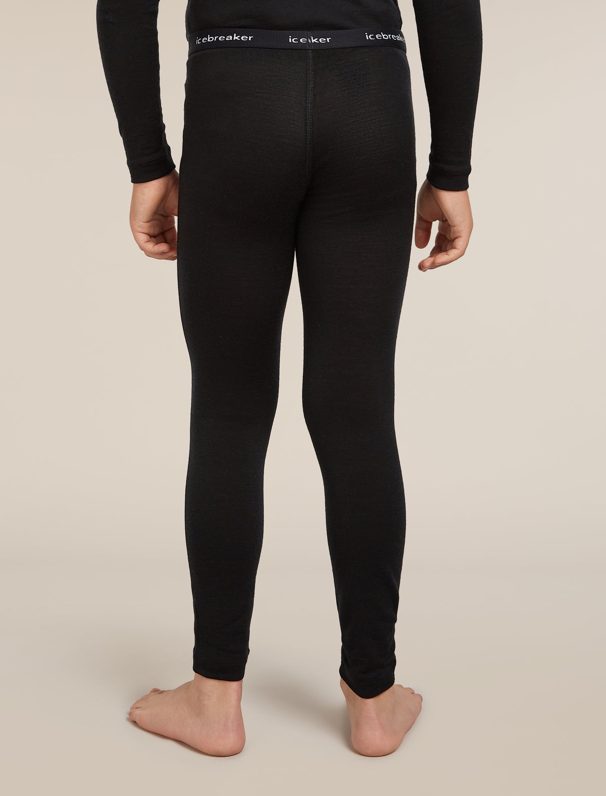 Kids’ Merino 200 Oasis Thermal Leggings Black - 2