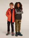 Kids’ Merino 200 Oasis Thermal Leggings Black - 9
