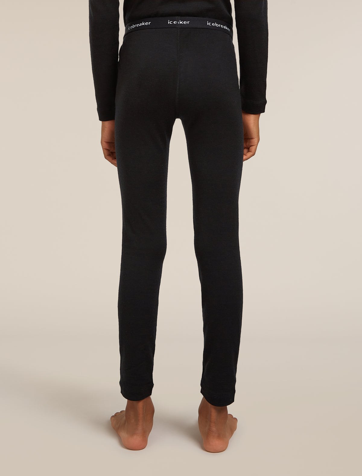 Kids’ Merino 200 Oasis Thermal Leggings Black - 4
