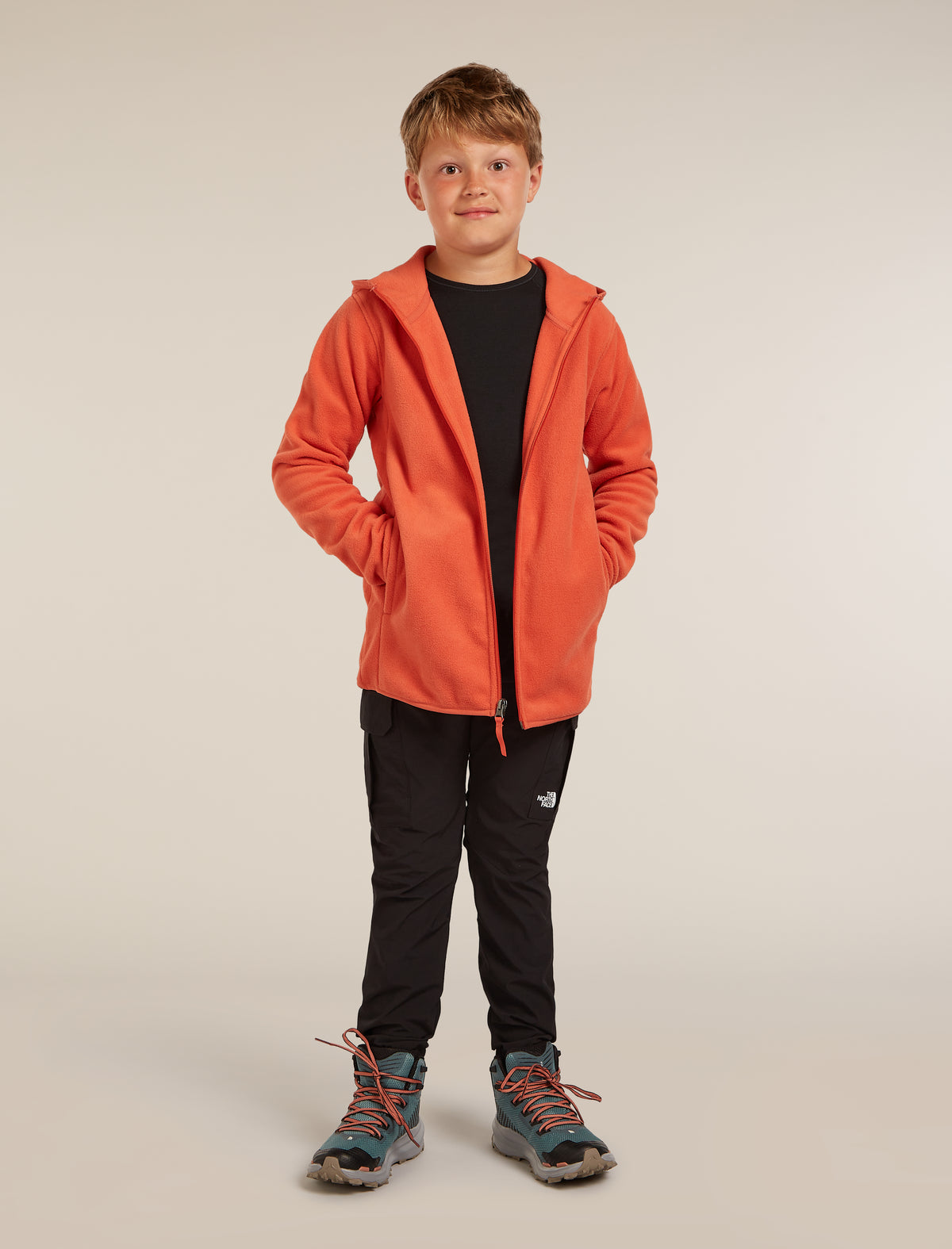 Kids’ Merino 200 Oasis Thermal Leggings Black - 8