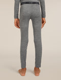 Kids’ Merino 200 Oasis Thermal Leggings Gritstone Heather - 2