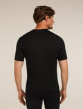 Haut col rond isotherme Oasis Short Sleeve Crewe 200 en mérinos Men's Black - 3