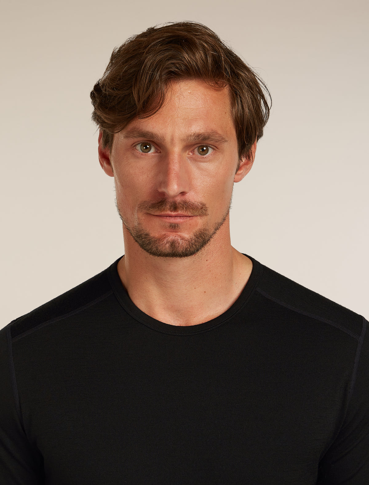 Men's Merino 200 Oasis Short Sleeve Crewe Thermal Top Black - 7