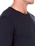 Haut col rond isotherme Oasis Short Sleeve Crewe 200 en mérinos Men's Black - 7