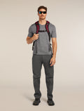 Men's Merino 200 Oasis Short Sleeve Crewe Thermal Top Gritstone Heather - 5