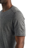 Men's Merino 200 Oasis Short Sleeve Crewe Thermal Top Gritstone Heather - 7