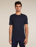 Haut col rond isotherme Oasis Short Sleeve Crewe 200 en mérinos Men's Midnight Navy - 1