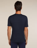 Haut col rond isotherme Oasis Short Sleeve Crewe 200 en mérinos Men's Midnight Navy - 2