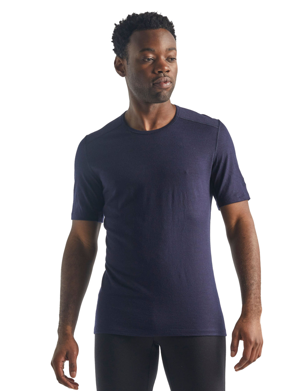 Haut col rond isotherme Oasis Short Sleeve Crewe 200 en mérinos Men's Midnight Navy - 2