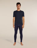 Haut col rond isotherme Oasis Short Sleeve Crewe 200 en mérinos Men's Midnight Navy - 3