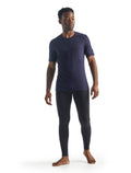 Haut col rond isotherme Oasis Short Sleeve Crewe 200 en mérinos Men's Midnight Navy - 4