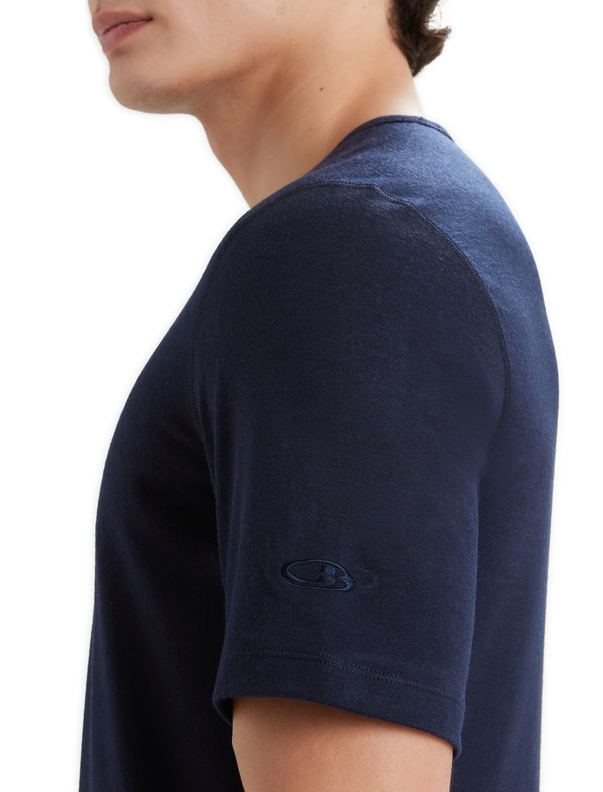 Haut col rond isotherme Oasis Short Sleeve Crewe 200 en mérinos Men's Midnight Navy - 8