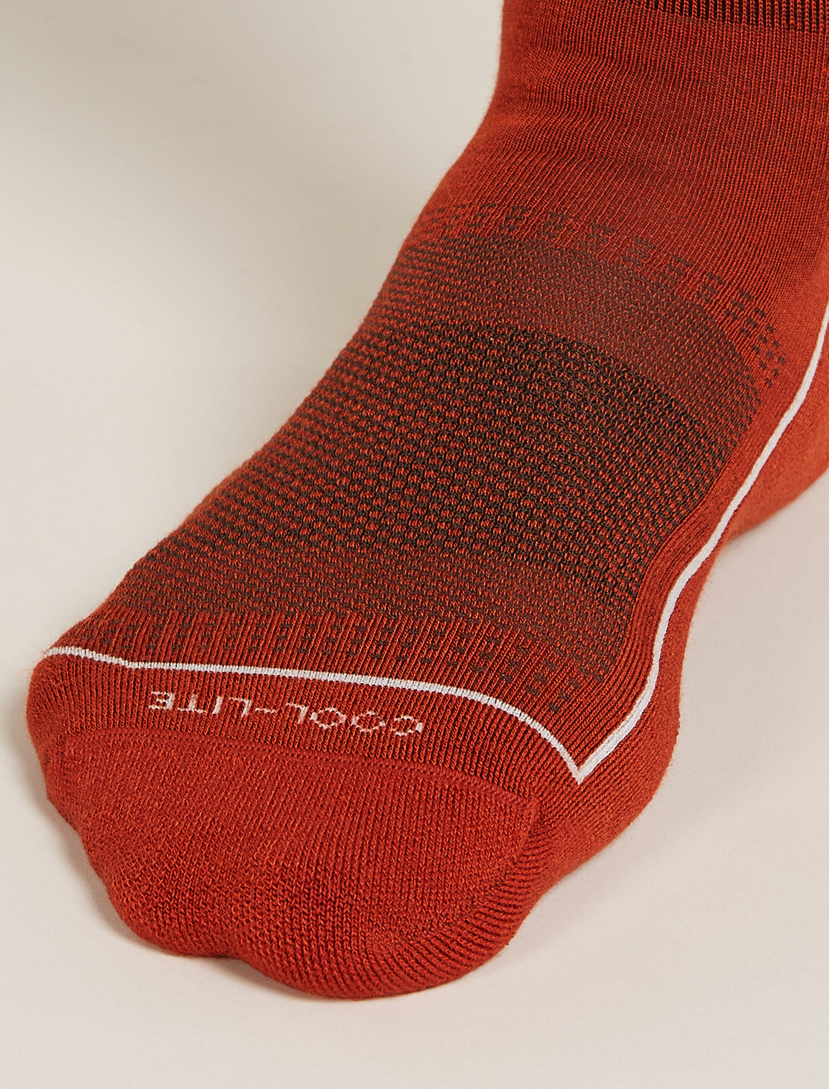 Men's Merino Blend Hike Cool-Lite™ 3Q Crew Socks Molten/Snow - 3