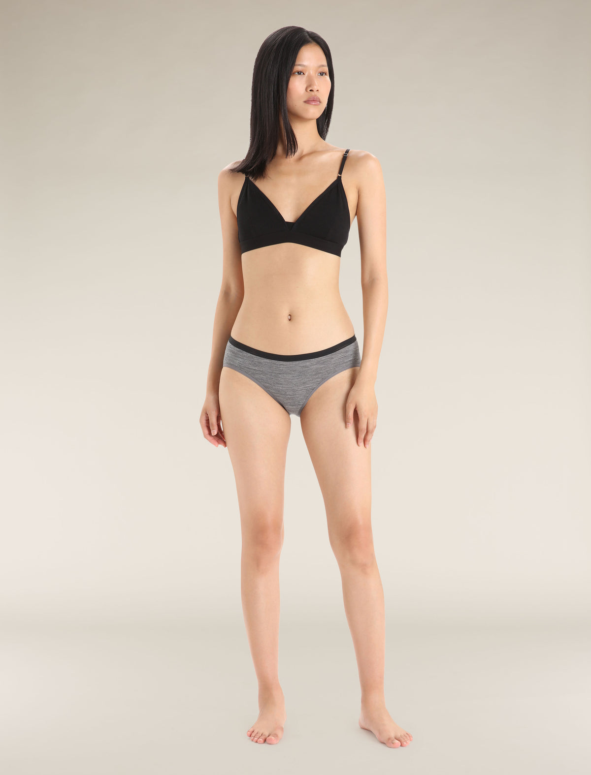 Women's Merino 150 Siren Hipkini Gritstone Heather - 3