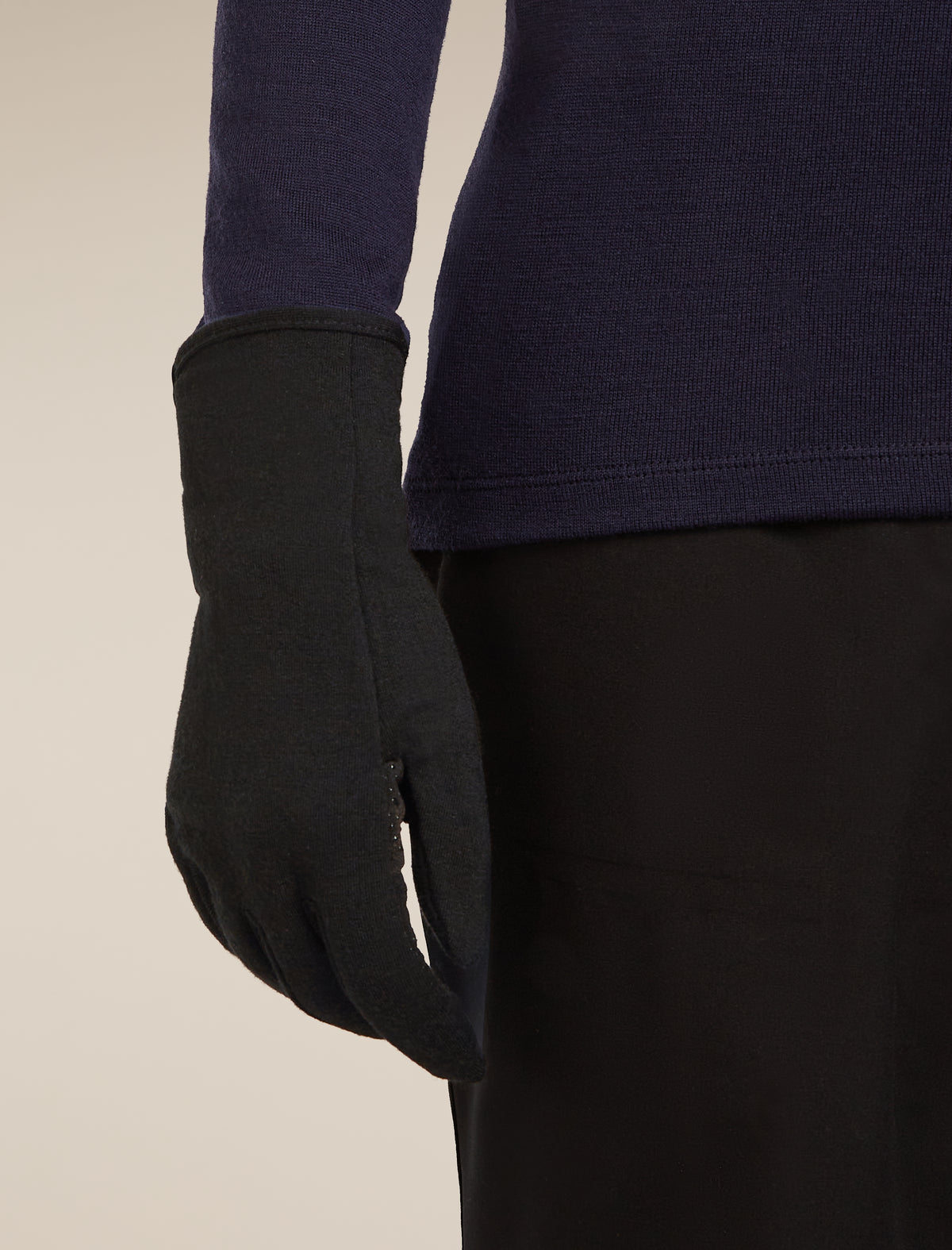 Unisex Merino 260 Quantum Gloves Black - 7
