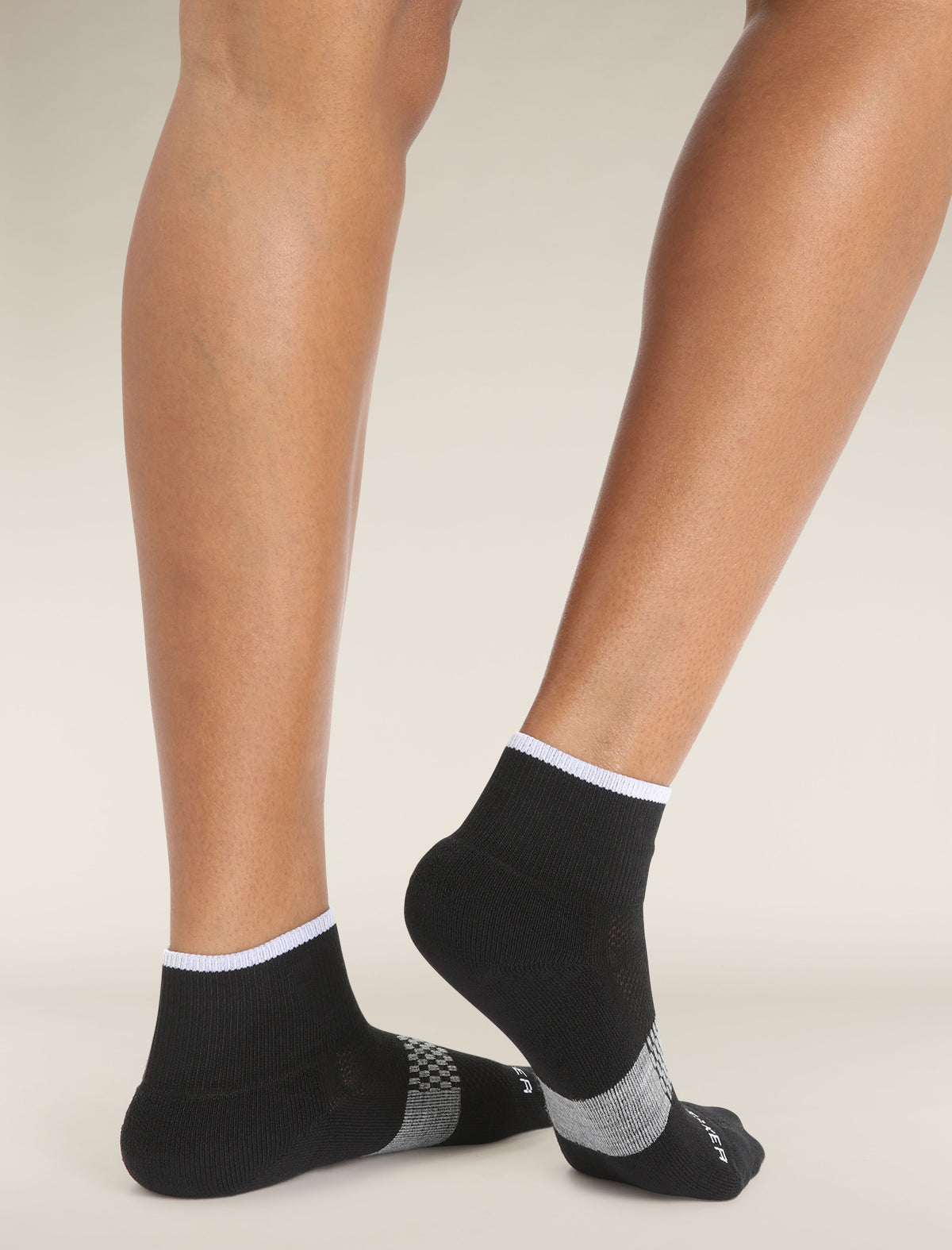 Women's Merino Multisport Light Mini Socks Black/Snow - 5