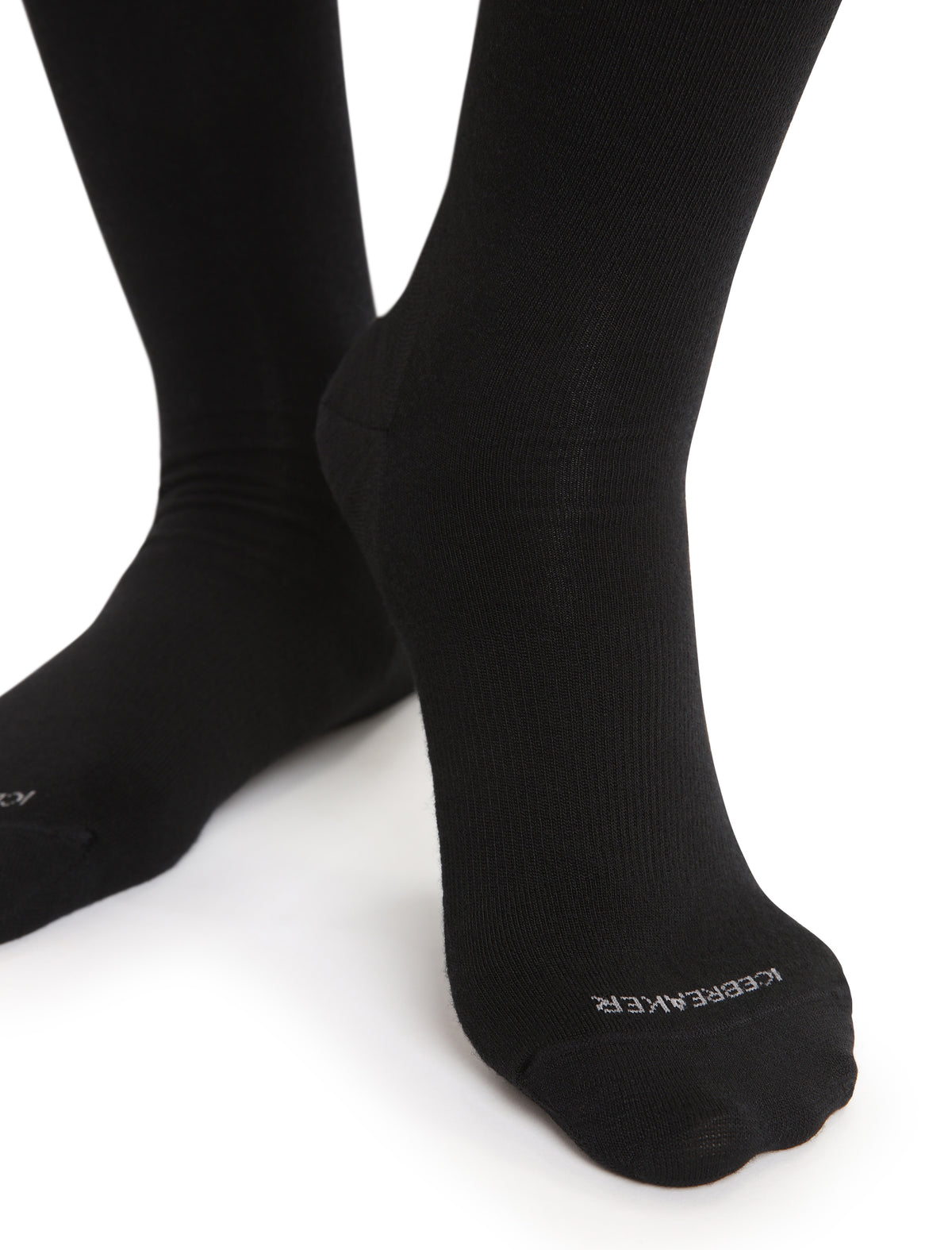 Mi-chaussettes Lifestyle Fine Gauge Crew en mérinos Femme Black - 3