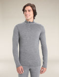 Men's Merino 200 Oasis Long Sleeve Half Zip Thermal Top Undyed - 1